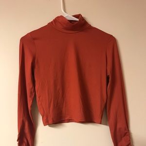 Turtle neck crop top